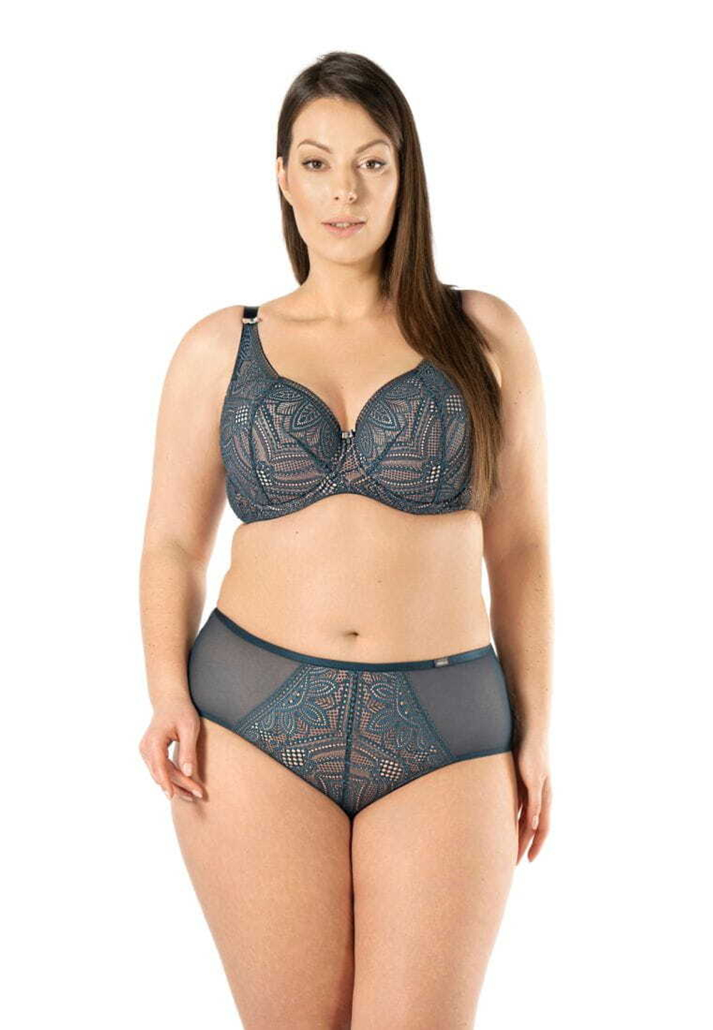 Бюстгальтер Daniela на косточках (Размер: 85E) (Цвет: грязно-синий)