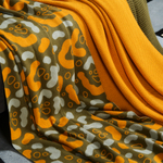 Плед вязаный с авторским принтом animal spots из коллекции wild, 130х180 см