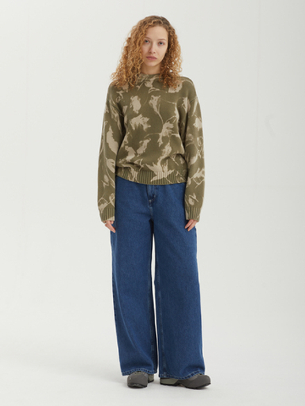 Женский Свитер Leaves