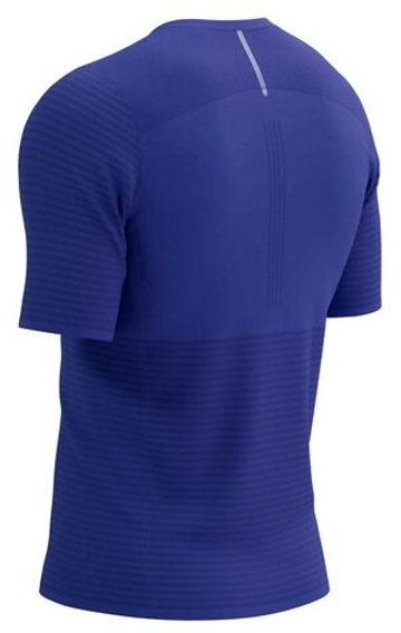 Мужская теннисная футболка Compressport Pro Racing Short Sleeve - небесный