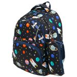 Рюкзак BRAUBERG KIDS SET, с пеналом в комплекте, 2 отделения, "Space infinity", 37x28x16 см, 272099