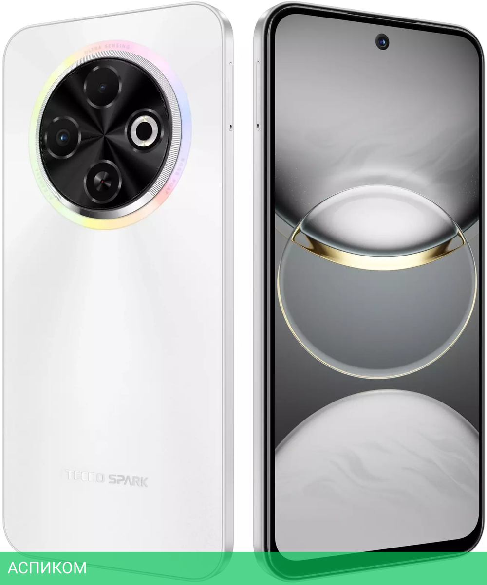 Смартфон Tecno Spark 30C 8GB/256GB Orbit White (KL5n)