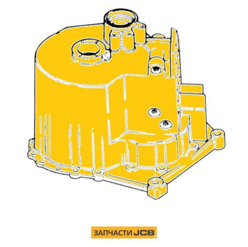 Корпус КПП задний JCB 445/35902