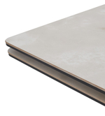 Стол М-City DISAUR Оригами 240 Айвори (Aura Ivory), керамика, Черный каркас