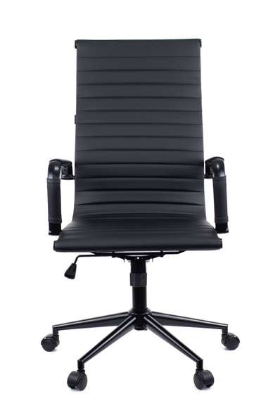 Кресло руководителя Everprof Rio Black T Экокожа Черный