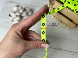 Киперка ПЭ 10мм ромашки на салате