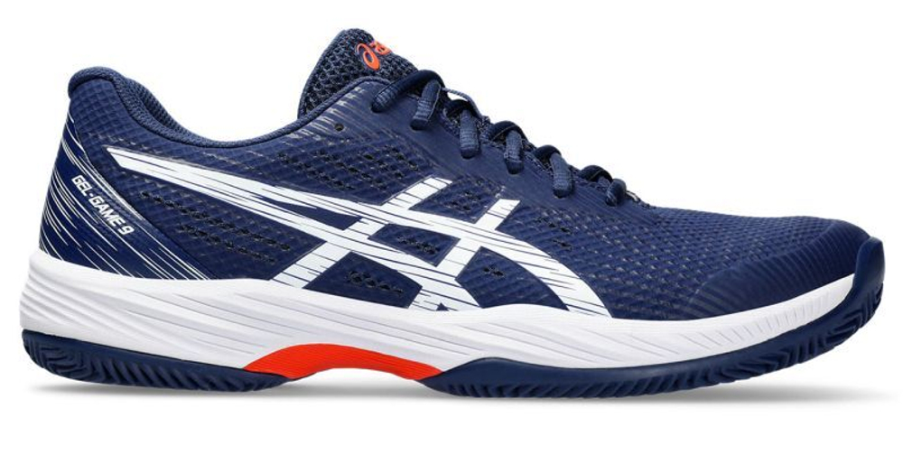 Мужские кроссовки теннисные Asics Gel-Game 9 Clay/OC - blue expanse/white