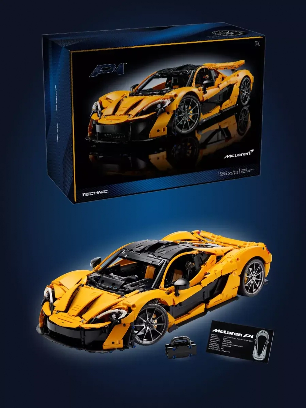 Конструктор Техник Mclaren P1, машина Макларен - 3893 детали