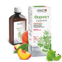 Жидкий коллоидный ПОЛИэкстракт, "Форпост" Замедление старения, сохранение молодости, 350 мл., VITAUCT