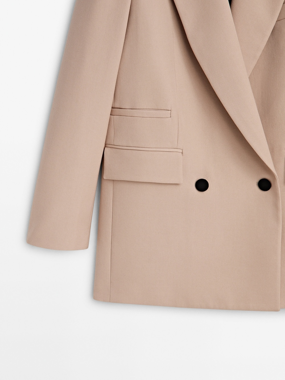 Massimo dutti pink blazer best sale