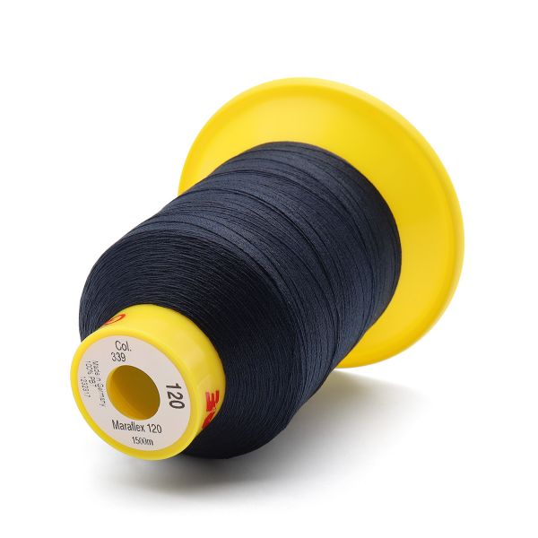 Нитка эластичная Gutermann Maraflex 120 (1500 метров), 1 кат. | 339 т.чернильно-синий