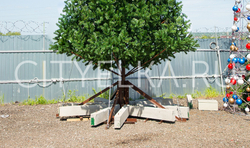 Ель уличная искусственная "Лесная" ствольная