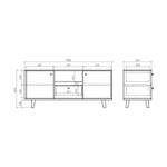 Тумба под ТВ TW047