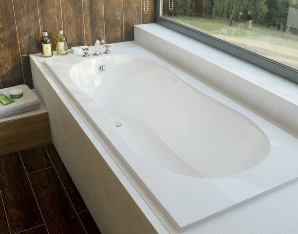 Ванна из литьевого мрамора Эстет Лаура 170х70 белая, ФР-00000678