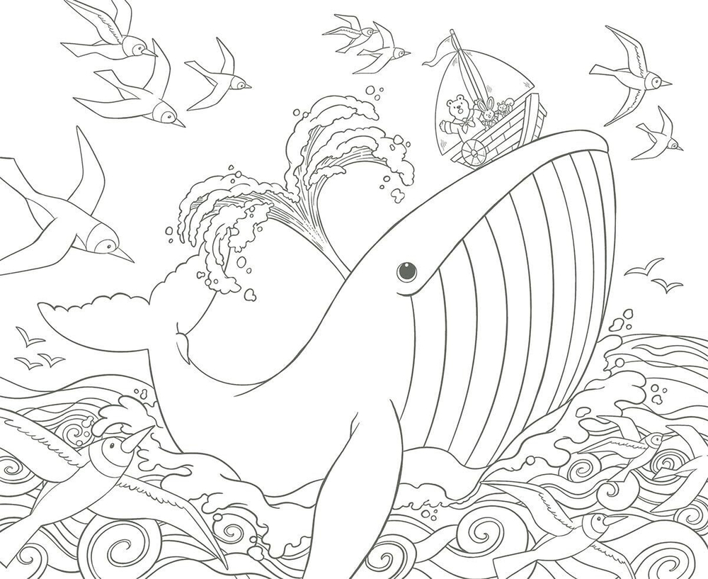 [Vol.7] Polar Bear's Adventure Cruise. Coloring Book