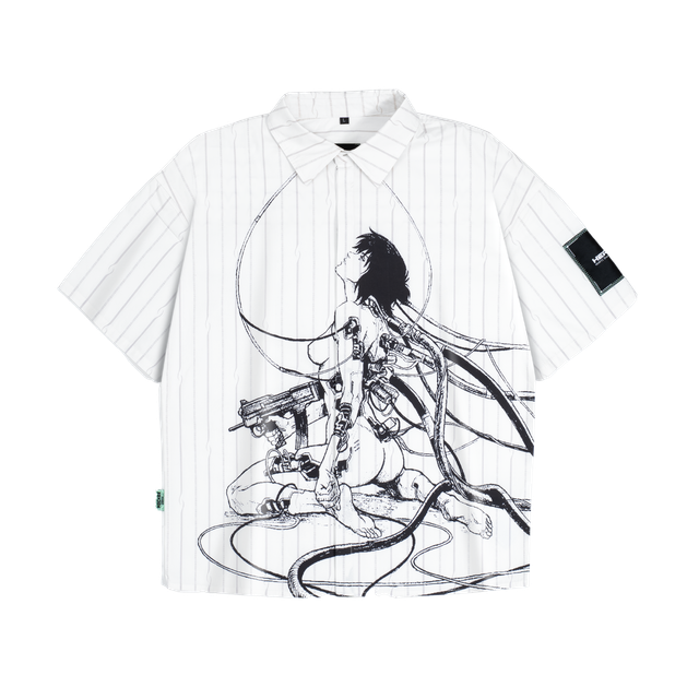 «2029» GITS Striped Shirt