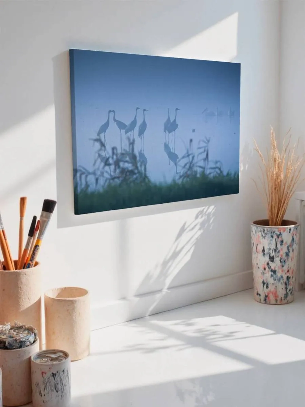 Картина на стену 40 X 50 Цапли