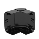 Угол внешний 90х50 мм, изменяемый черный