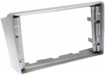 Магнитола для Toyota Avensis T250 2003-2009 (рамка серебро) - FarCar GX3049M монитор 9.5" 2K QLED на Android 14, TS20, 6+128Гб, CarPlay, 4G SIM-слот