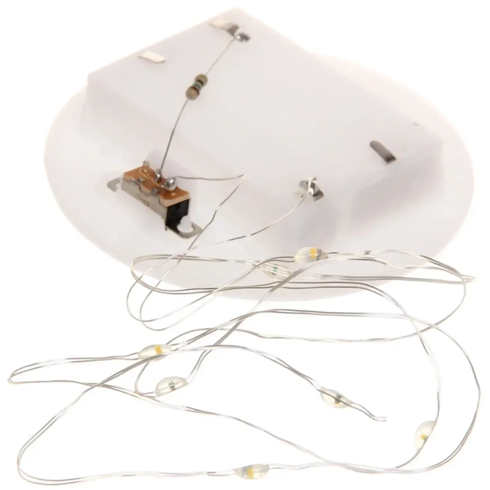 Сувенир с подсветкой «Сказочная ёлка» 12*15 см, чёрный