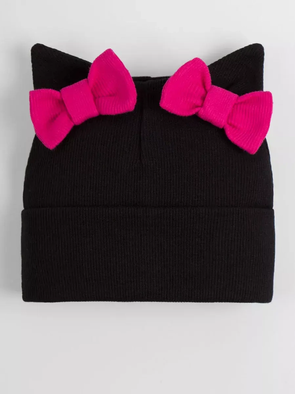 Шапка для девочки осенняя с ушками