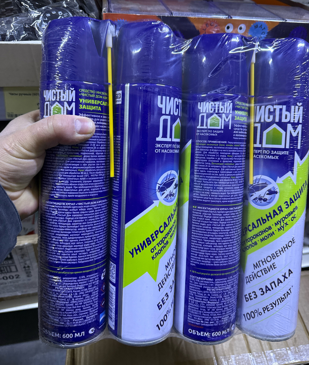 Дихлофос аэрозол чистый дом 600 мл
