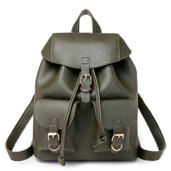 Рюкзак женский из экокожи Торба 2.0. Болотный