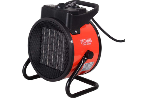 Тепловая электрическая пушка Ресанта ТЭПК-3000K керамический нагревательный элемент, круглая 67/1/27