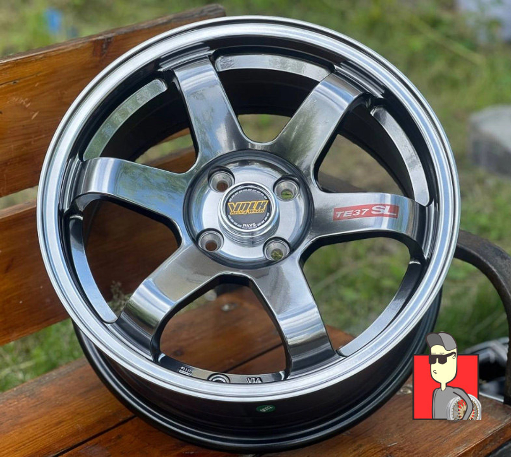 Комплект дисков Rays TE37 15x7 et35 4x100