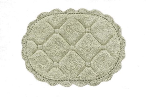 Brianna (оливковый) Набор ков. для ванной кружевной 60х100 и 50х70