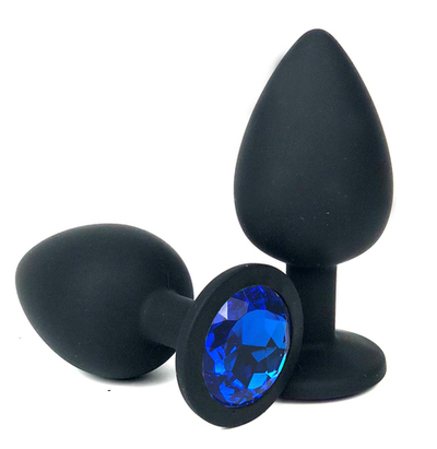 Анальная пробка "Vander" силикон, кристалл. М