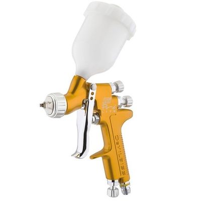 Мини краскораспылитель SRiPRO LITE TE5 с верхним бачком125 мл, воздушной головой Trans-Tech