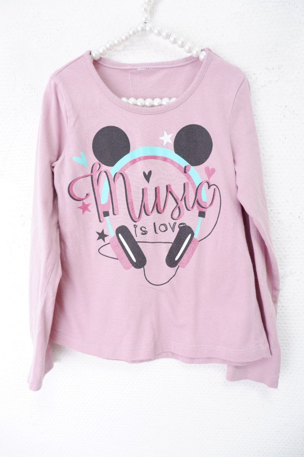 Джемпер с принтом на 3-4 года