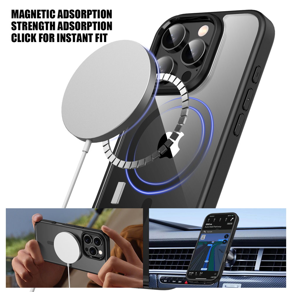 Прозрачный чехол Crystal Case для iPhone 16 Pro