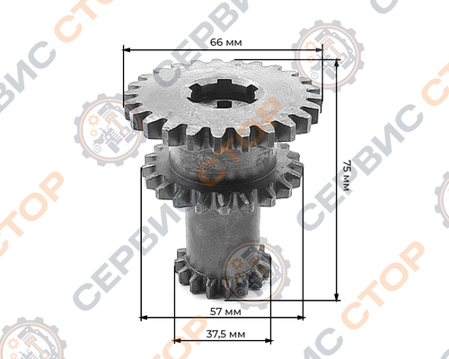 Шестерня главного (первичного) вала Z-16/Z-21/Z-25 178-186F