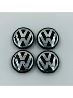 Колпачки на литые диски с эмблемой Volkswagen 66 мм 4 шт