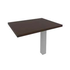 First Брифинг-приставка KB-4 Венге Цаво/Металл Серый 900*700*765