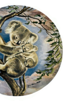 Тарелка декоративная "Доверительное объятие" США