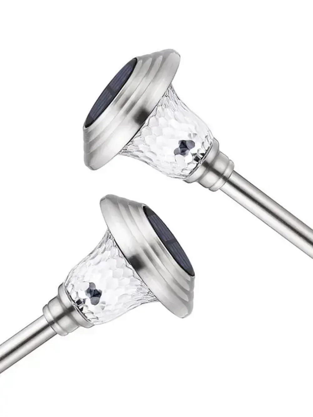 Светильник на солнечной батарее уличный, фонарики садовые на солнечных батареях / 2 светильника в комплекте