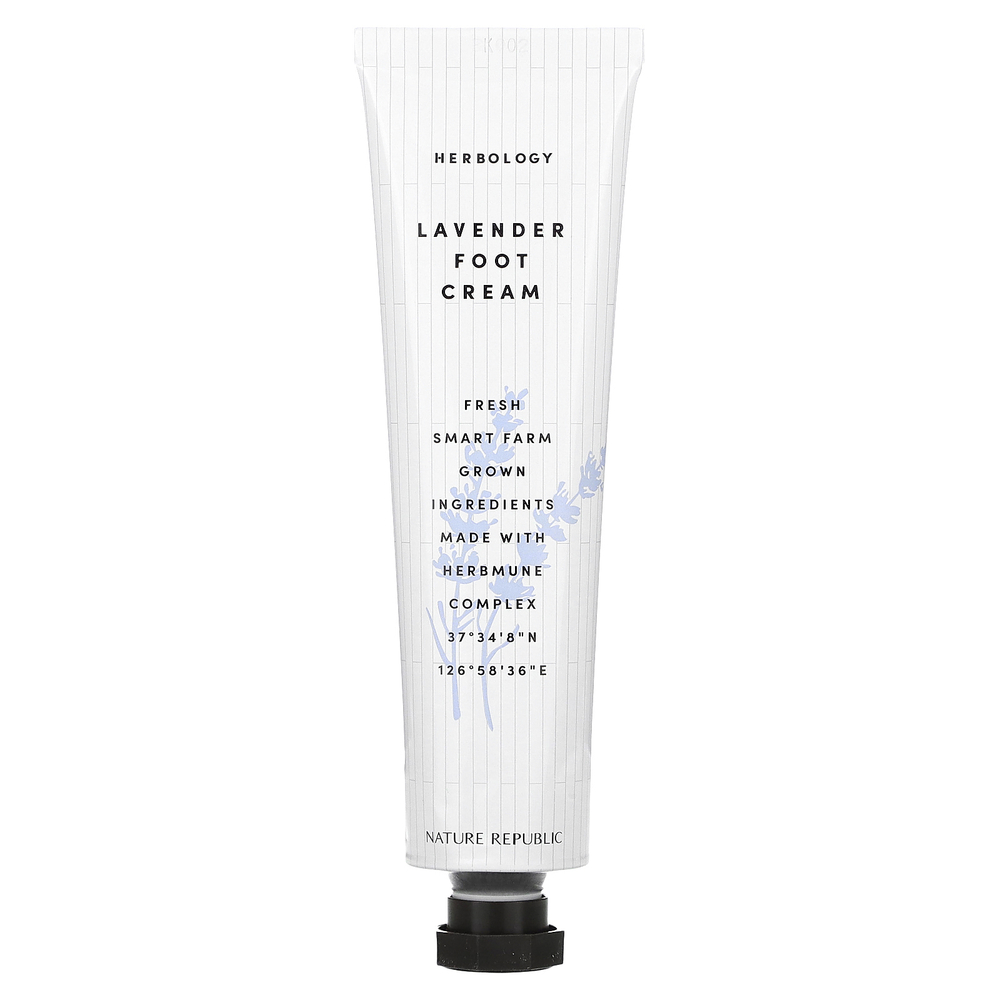 Nature Republic, Herbology, крем для ног с лавандой, 70 мл (2,36 жидк. Унции)