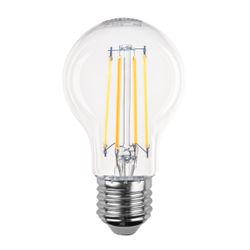 LED-A60-7W-SW-E27-230V-WF-CL GLS81TR Умная лампа светодиодная Wi-Fi+Bluetooth. диммируемая. Форма А. прозрачная. Стеклянная колба. 2700-6500K. Голосовое управление+приложение UnielSmart. TM Uniel