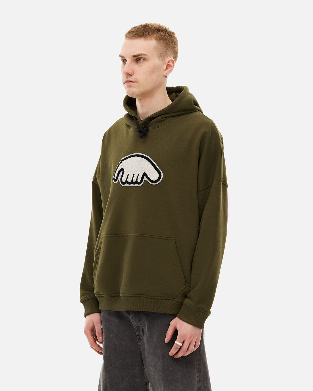 Купить Худи Anteater WhiteLogo хаки Худи Anteater WhiteLogo хаки