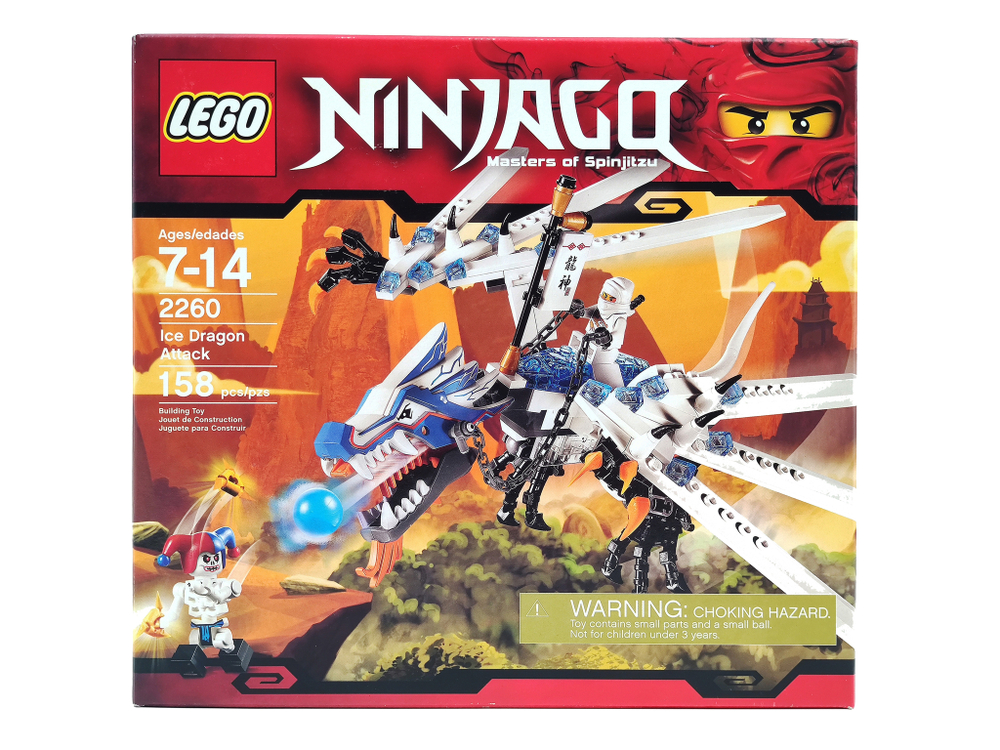 Lego 2260 Ninjago Ice Dragon Attack