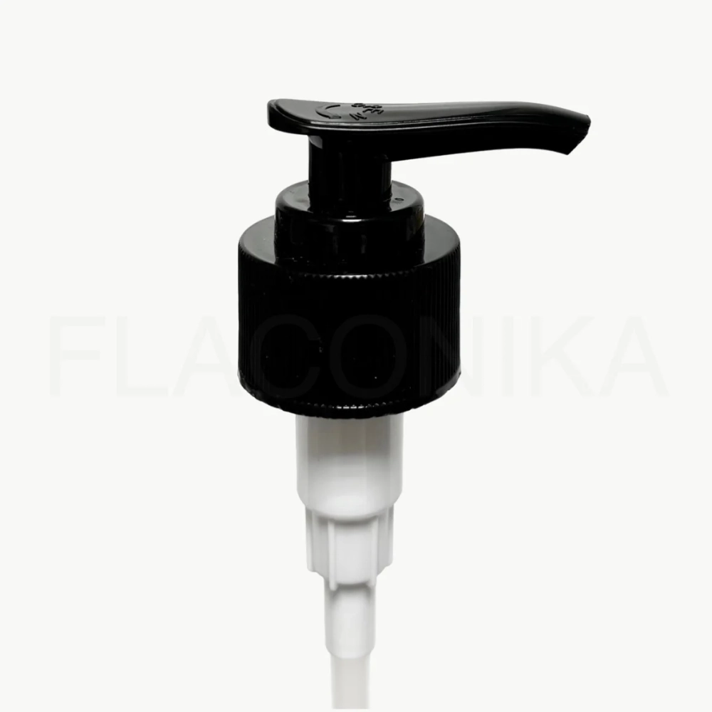 Дозатор для мыла 28 винтовой Черный с узким носом