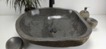 Раковина из речного камня RS-6851 (60*52*15)