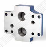 G413/01 - Стальная плита для монтажа клапанов типоразмера Ду25, стандарт ISO 5781