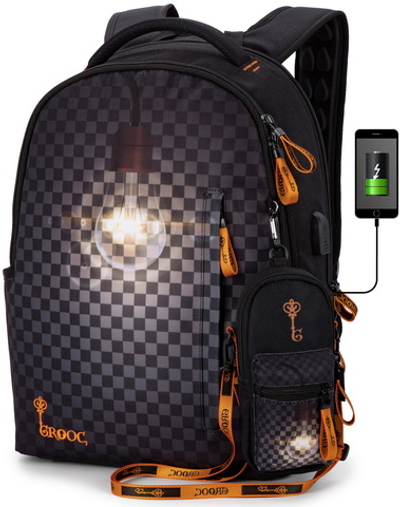 Рюкзак GROOC 14-056 + мешок + сумка-пенал