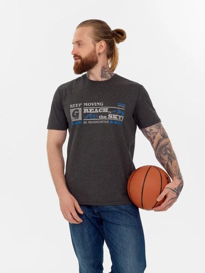 Футболка мужская Guahoo с коротким рукавом G31-2870TS, серый меланж