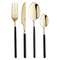 Набор столовых приборов duality, золотистые, 16 пред.