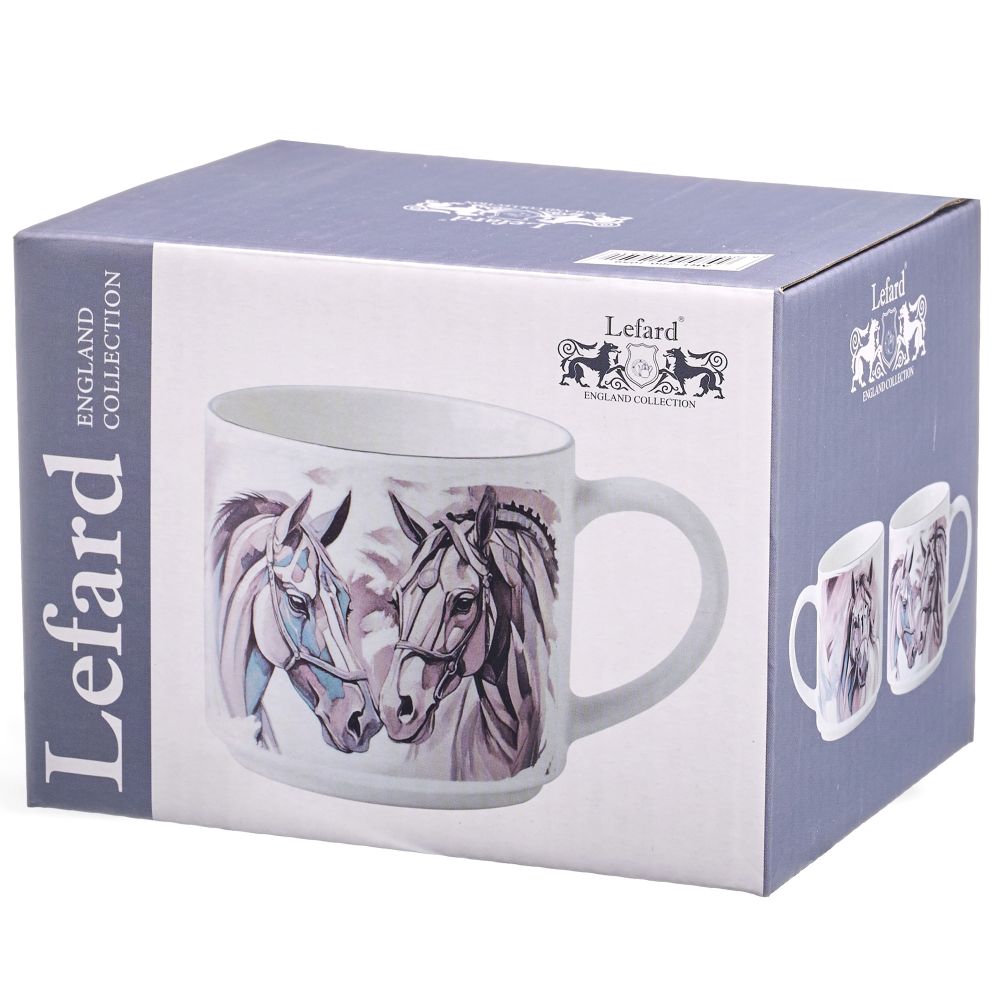 КРУЖКА LEFARD "HORSE" СЕРЕБРО 500МЛ